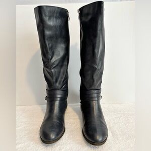 Journee Collection “Ivie” Wide Calf Midnight Blue/Size 10 M